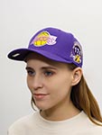 Бейсболка MITCHELL NESS арт. HHSSINTL1266-LALPURP Los Angeles Lakers NBA (фиолетовый)